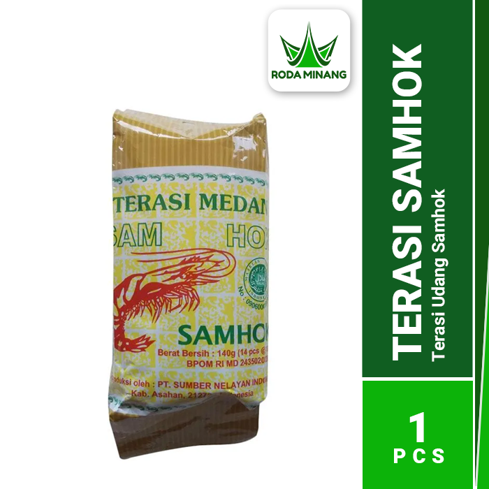 Terasi Samhok Udang Rebon Asli Medan SHRIMP PASTE Trasi Cap SAM HOK