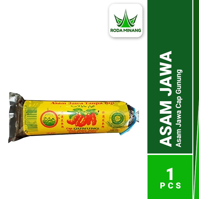 Asam Jawa Tanpa Biji Cap Gunung Seedless Java Tamarind Asem Kamal Dodol Kecil Madura 150 Gram
