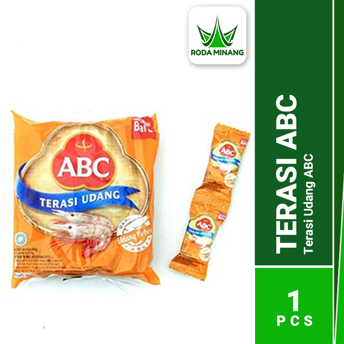 Terasi ABC Udang Rebon SHRIMP PASTE Asli Kemasan Isi 20 Sachet