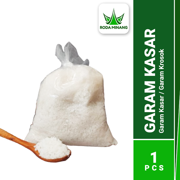 Garam Kasar Krosok Laut Asli Kristal Murni Masak Non Yodium