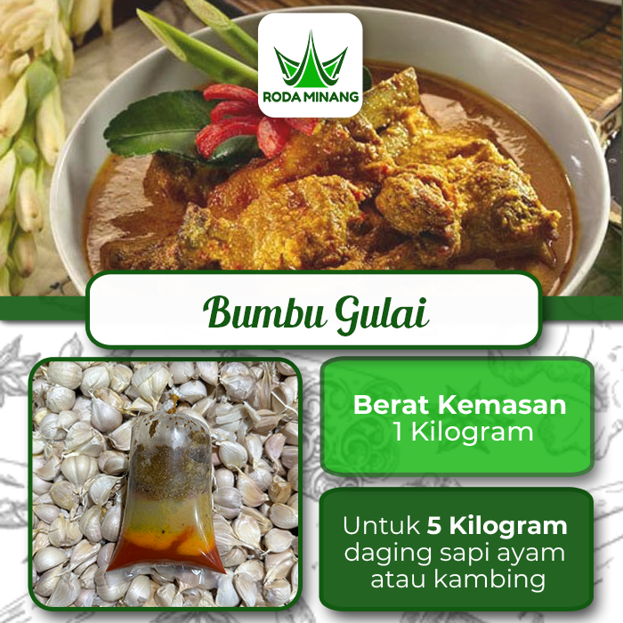 Bumbu Gulai Santan Pedas Kuning Padang Daging Ayam Sapi Kambing Bumbu Giling Jadi Basah Campur Halus Segar Instant