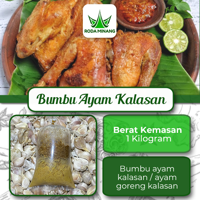 Bumbu Ayam Kalasan Lengkuas Bumbu Giling Jadi Basah Campur Halus Segar Instant