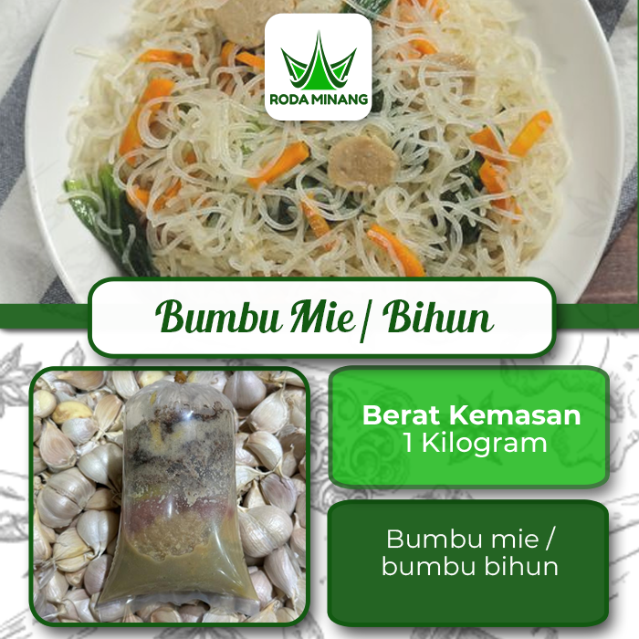 Bumbu Dasar Putih Mie Bihun Bumbu Giling Jadi Basah Campur Halus Segar Instant