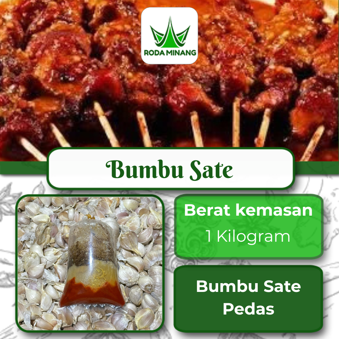 Bumbu Sate Padang Gurih Bumbu Giling Basah Campur Halus Jadi Masak instant