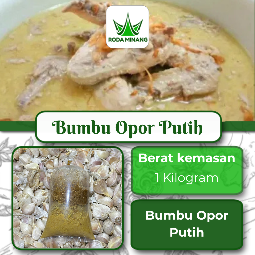 Bumbu Opor Ayam Putih Gurih Bumbu Giling Basah Campur Halus Jadi Masak instant
