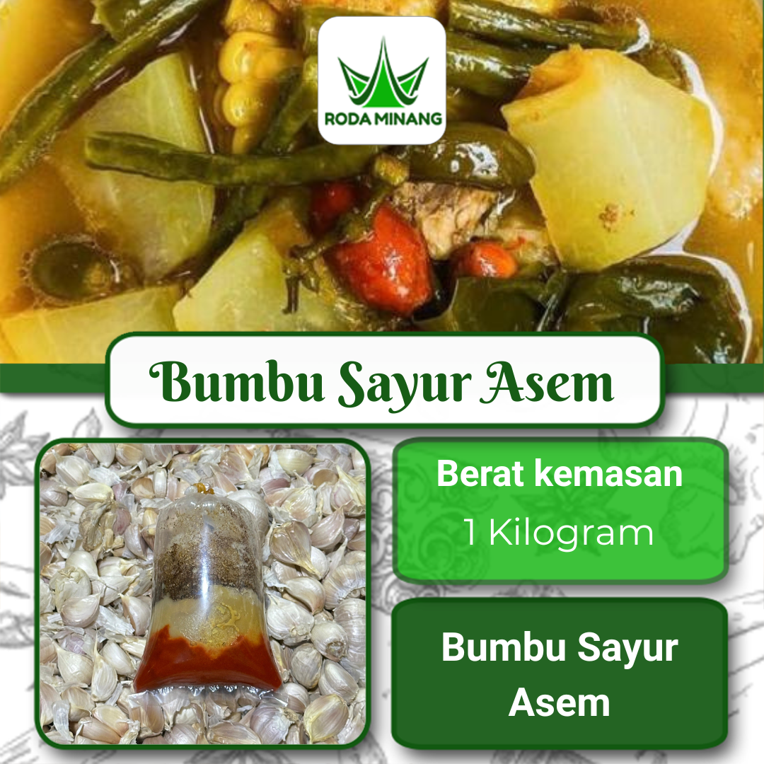 Bumbu Sayur Asem Gurih Asam Bumbu Giling Basah Campur Halus Jadi Masak instant