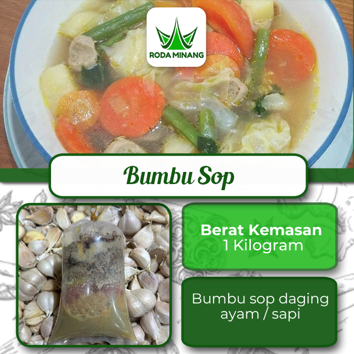 Bumbu Sop Bening Daging Ayam Sapi Bakso Bumbu Giling Basah Campur Halus Jadi Masak instant